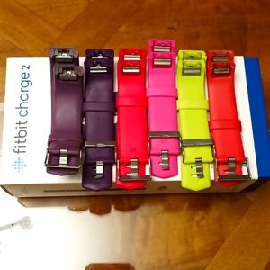 Set of 6 Size S/P Fitbit Charge 2 bands only